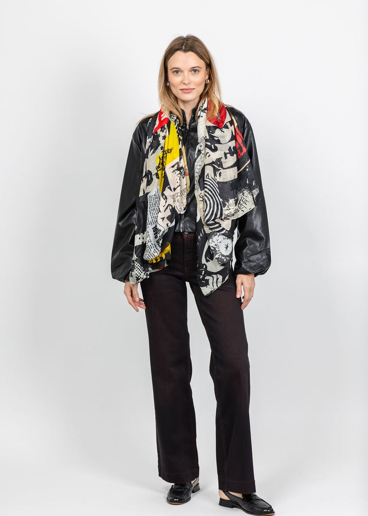 UnbreakIT Scarf in Rock Print available at Barbara Katz