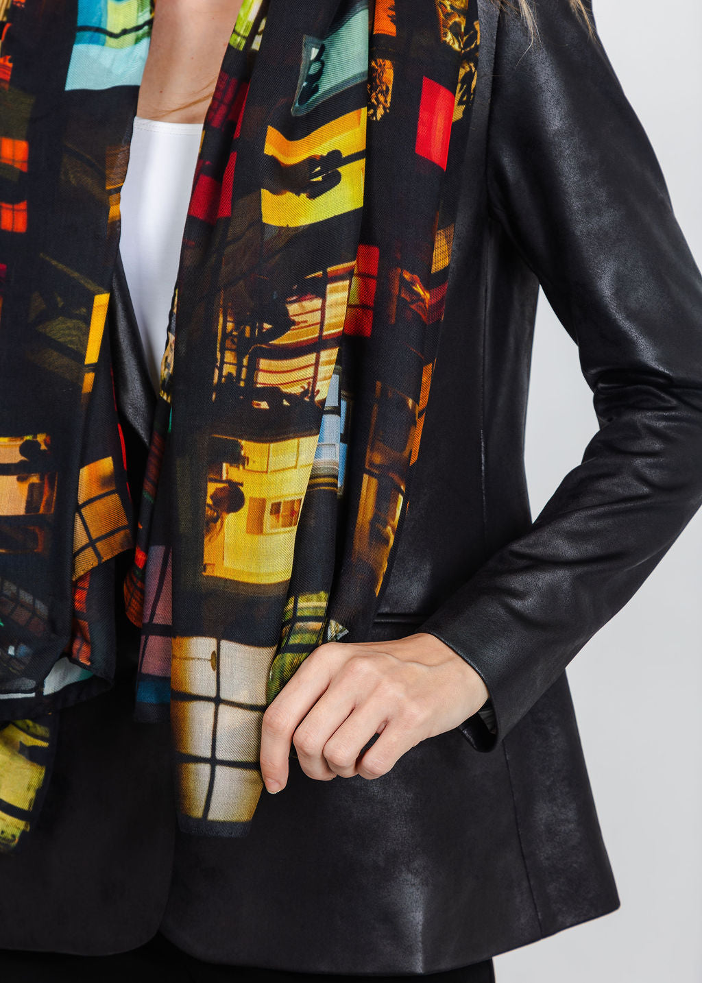 UnbreakIT Scarf in Windows Print available at Barbara Katz