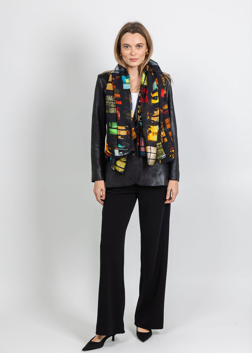 UnbreakIT Scarf in Windows Print available at Barbara Katz