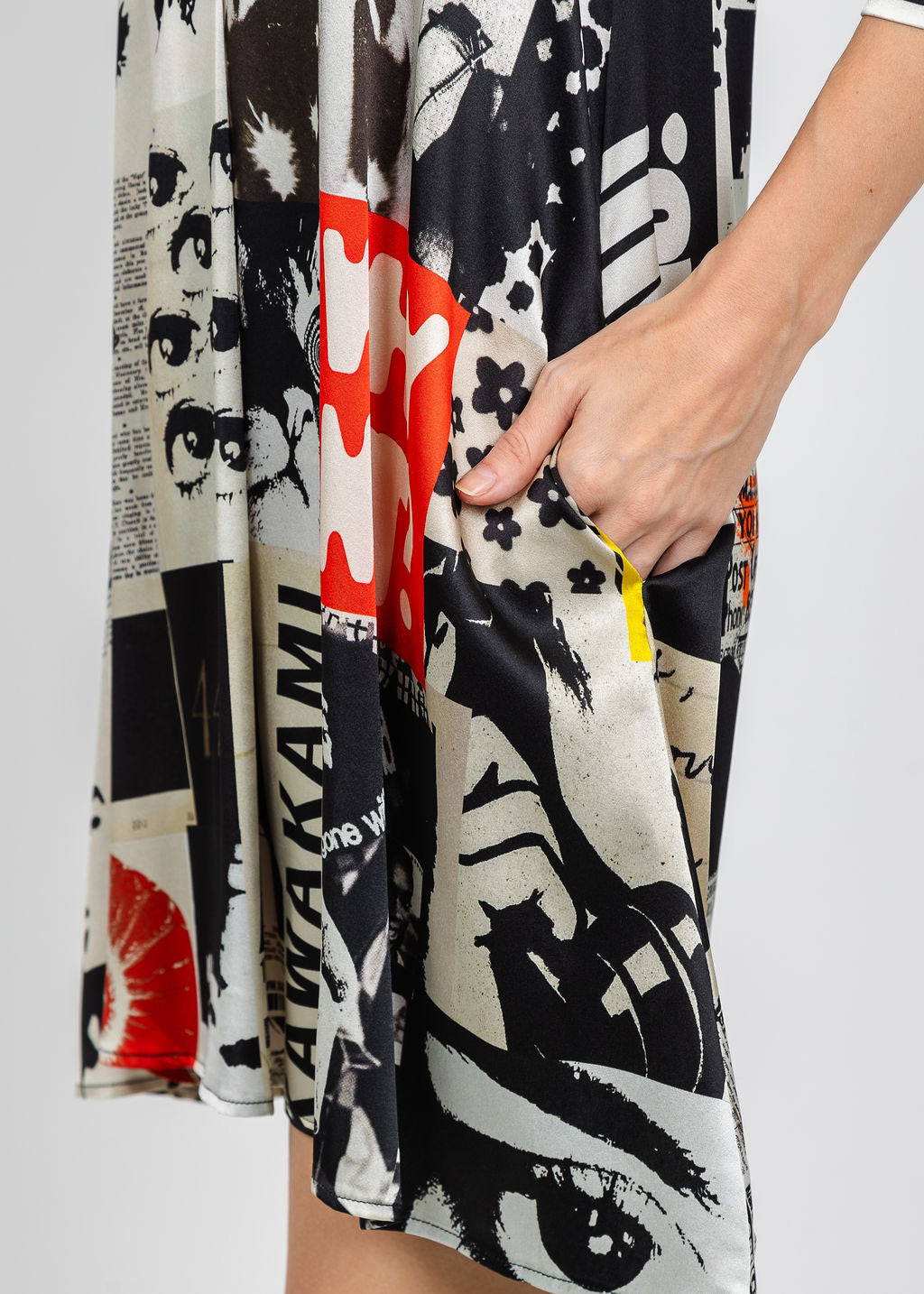 UnbreakIT Wanda Dress in Rock Print available at Barbara Katz