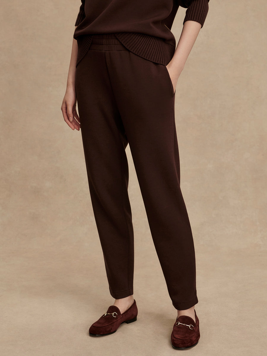 Varley The Slim Pant 25" in Coffee Bean available at Barbara Katz