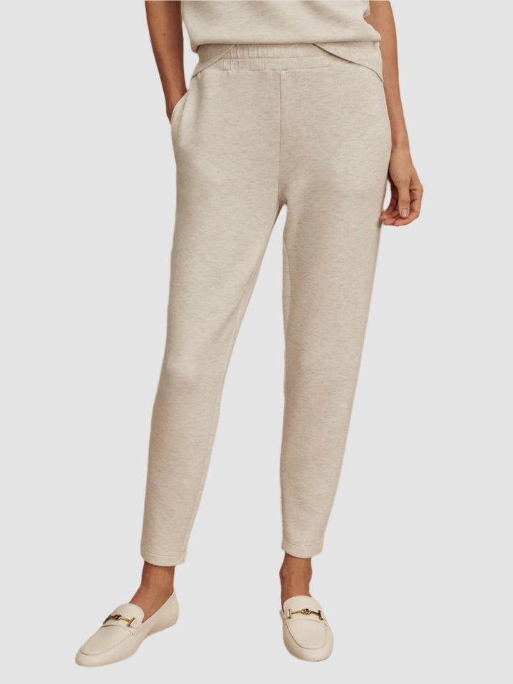 Varley The Slim Pant 27.5" in Ivory Marl available at Barbara Katz