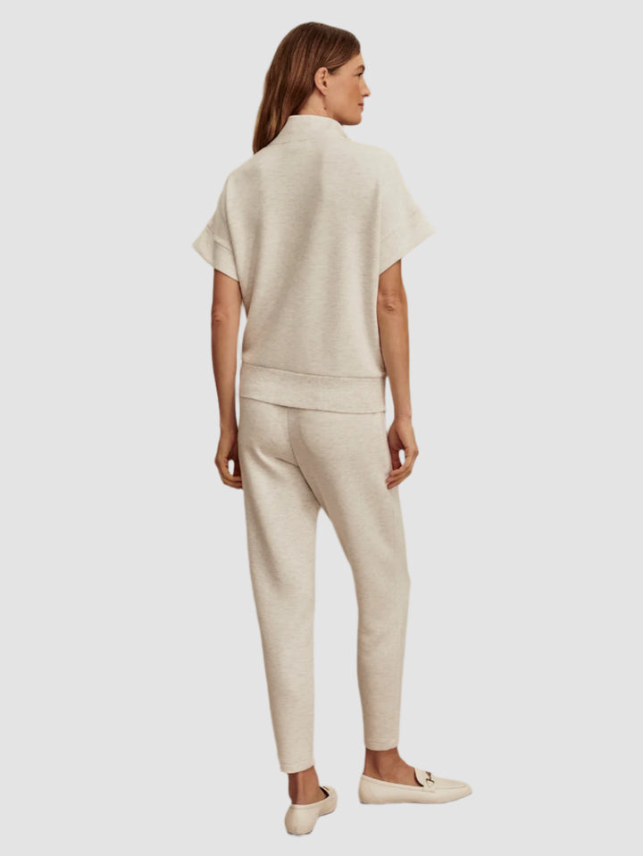 Varley The Slim Pant 27.5" in Ivory Marl available at Barbara Katz