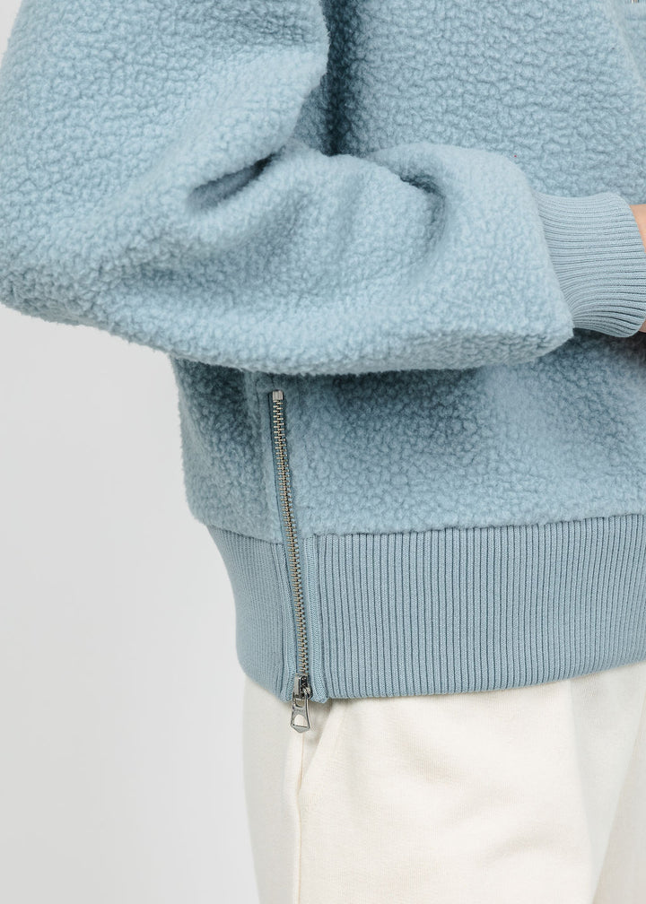 Varley Jaylin Half-Zip Fleece in Tourmaline available at Barbara Katz