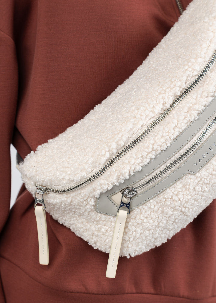 Varley Kansa Sherpa Belt Bag in Sandshell available at Barbara Katz