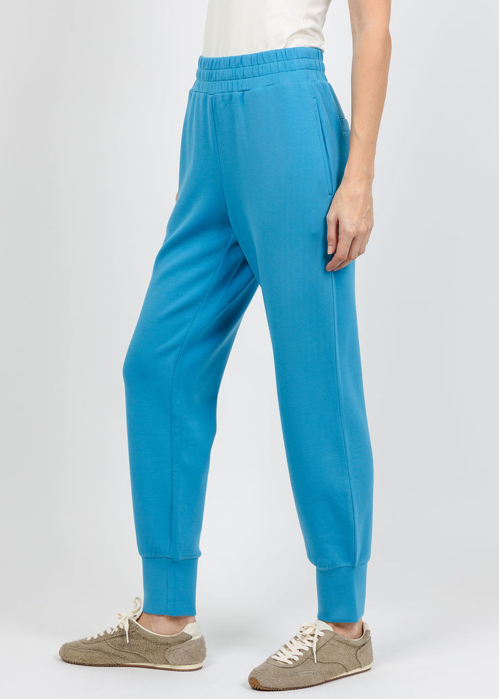 Varley The Slim Cuff Pants 27.5" in Cendre Blue available at Barbara Katz