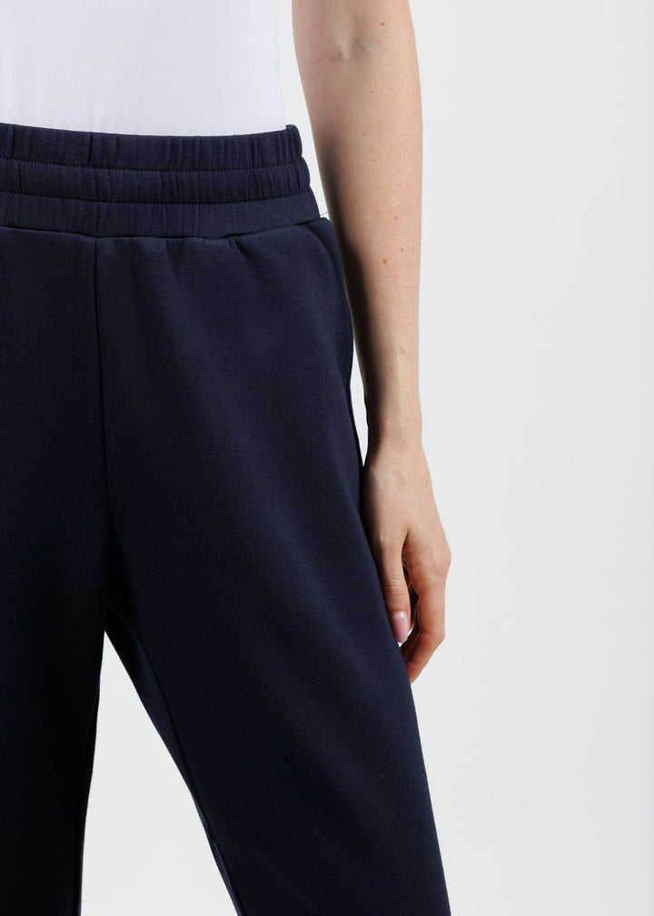 Varley The Slim Cuff Pants 27.5" in Navy available at Barbara Katz