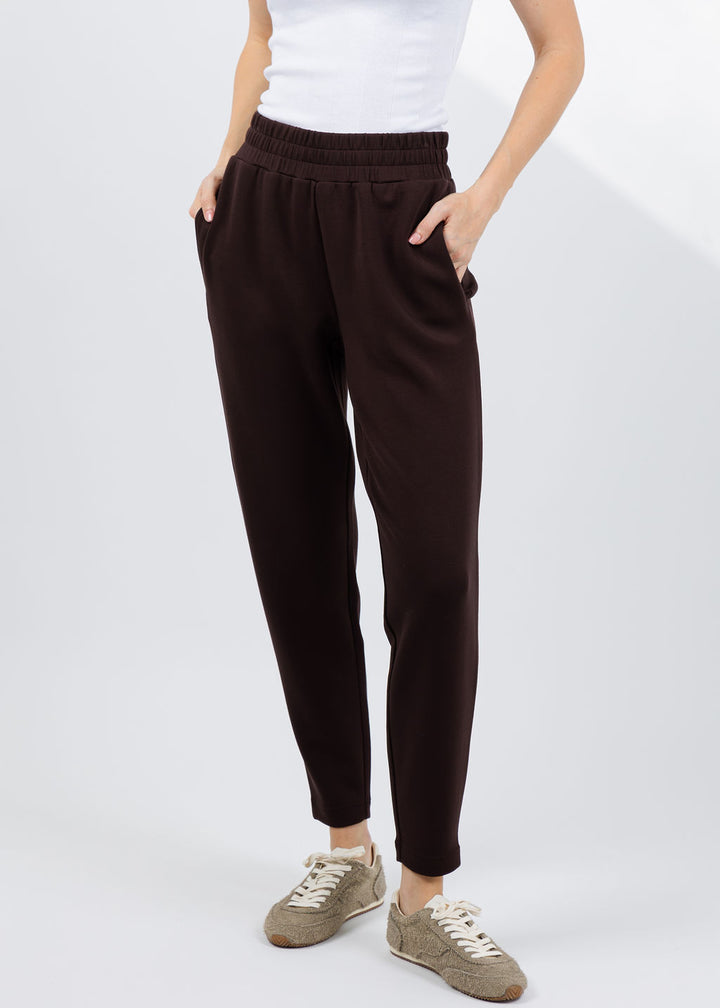 Varley The Slim Pant 27.5" in Coffee Bean available at Barbara Katz