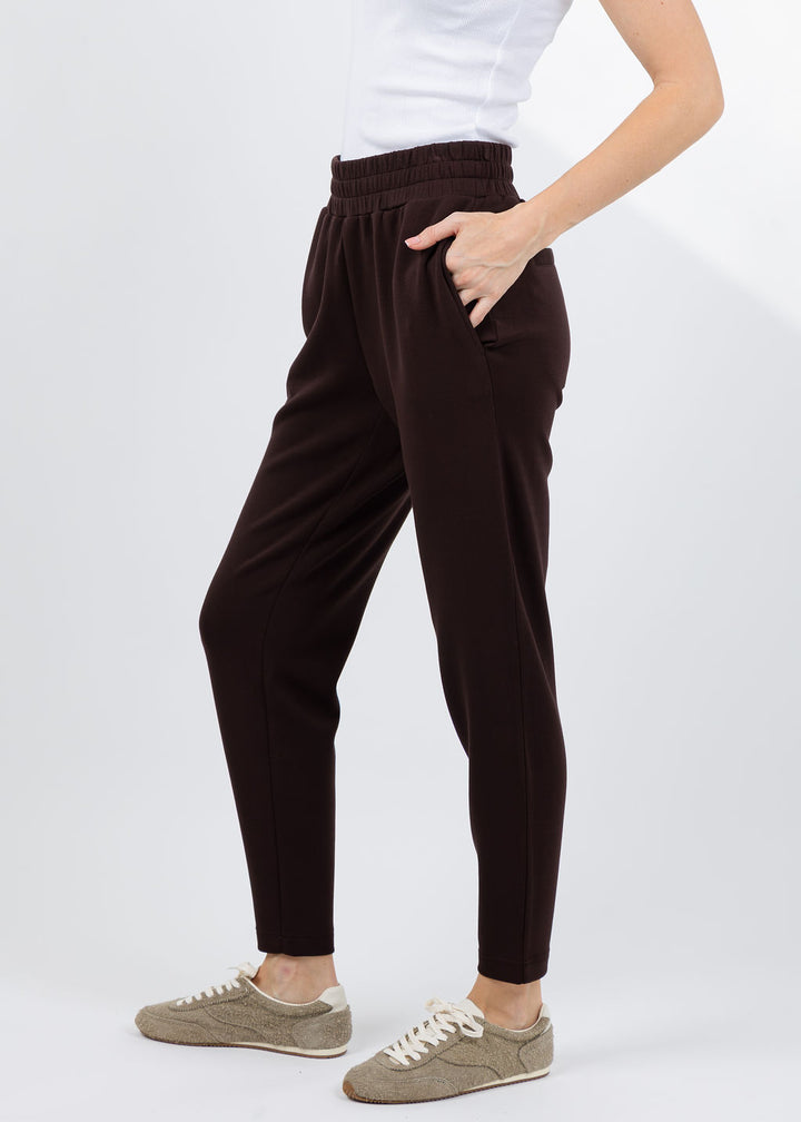 Varley The Slim Pant 27.5" in Coffee Bean available at Barbara Katz