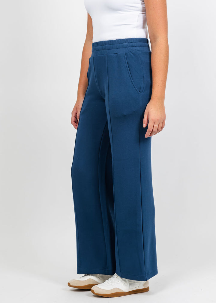 Varley The Wide Leg Pant 30" - Sea Blue available at Barbara Katz