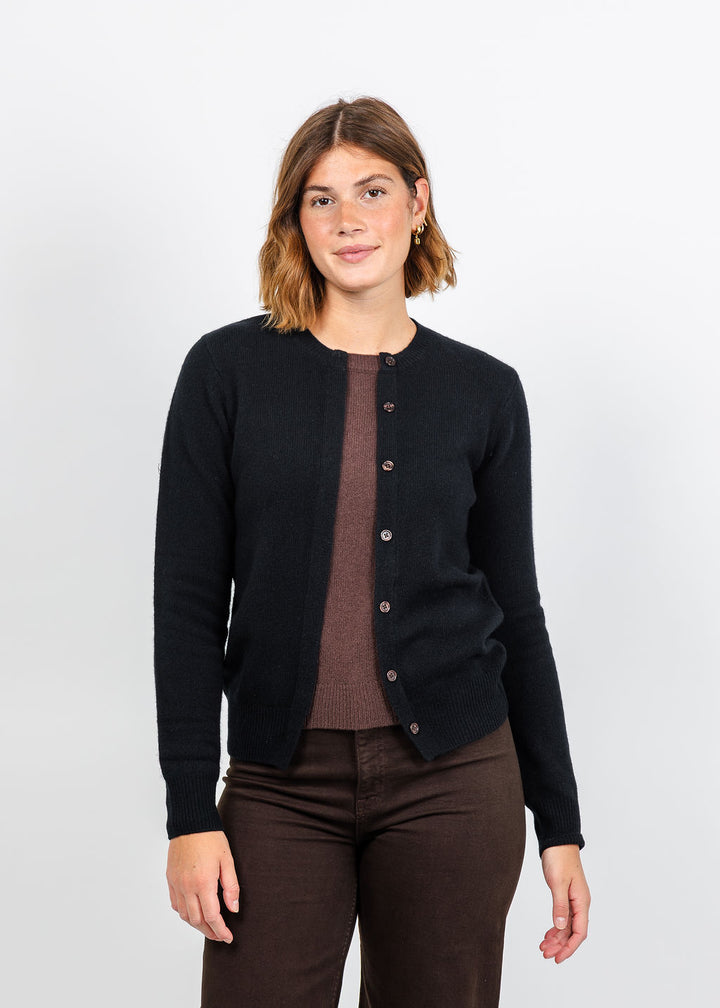 Vilagallo Layered Sweater - Black/Brown available at Barbara Katz