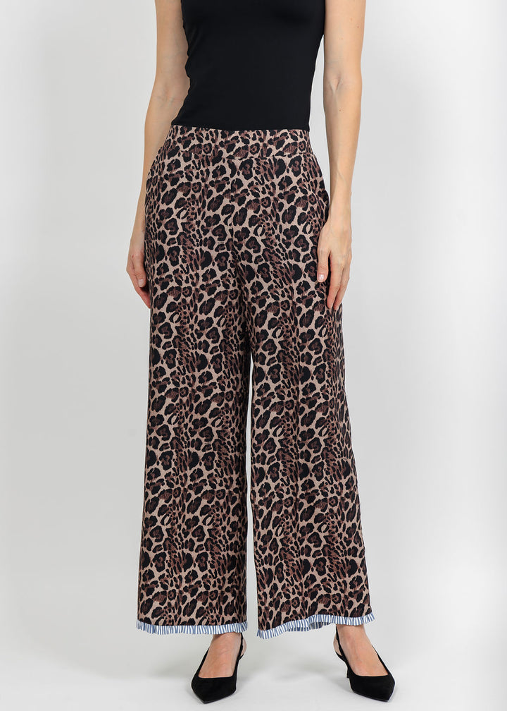 Vilagallo Leopard Pants available at Barbara Katz