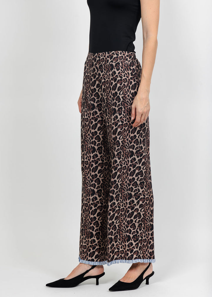 Vilagallo Leopard Pants available at Barbara Katz