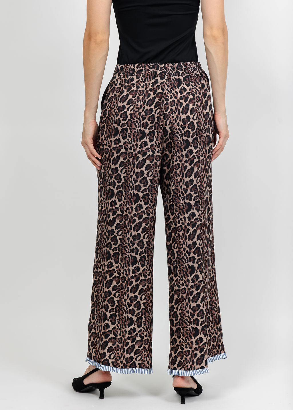 Vilagallo Leopard Pants available at Barbara Katz