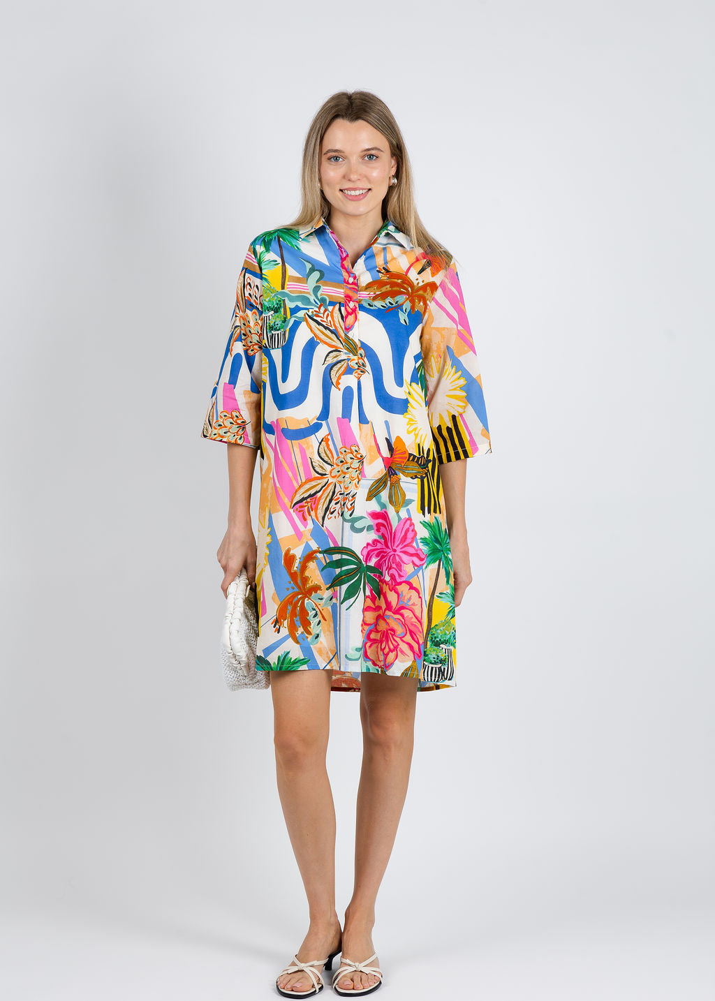 Vilagallo Tyanna Como Print Dress available at Barbara Katz