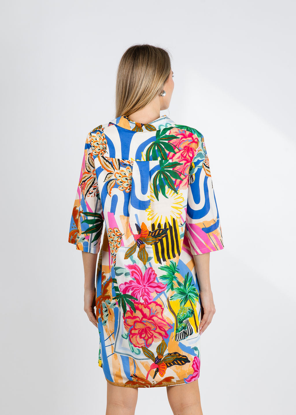 Vilagallo Tyanna Como Print Dress available at Barbara Katz