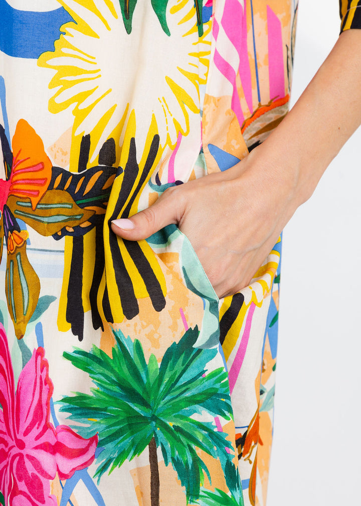 Vilagallo Tyanna Como Print Dress available at Barbara Katz