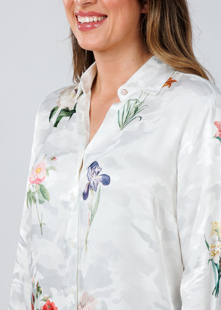 Vilagallo Mariela Jacquard Shirt available at Barbara Katz
