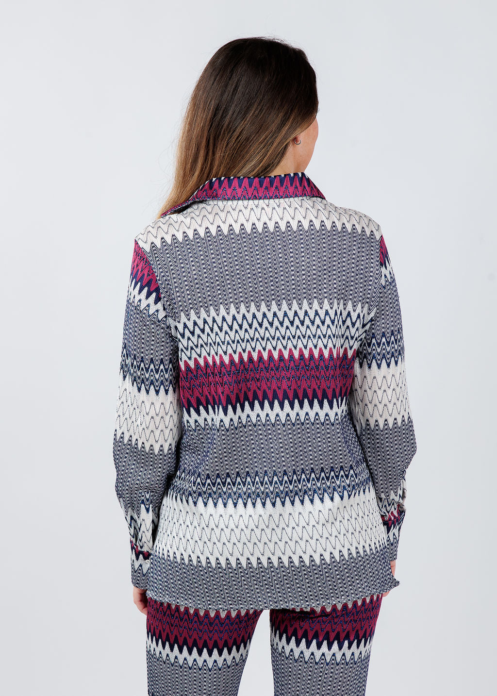Vilagallo Mariela Marino Jacquard Shirt available at Barbara Katz
