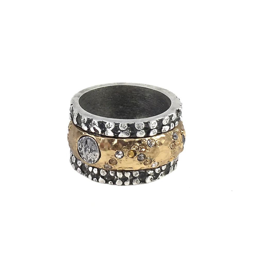 Vintage Silver Bando Ring 