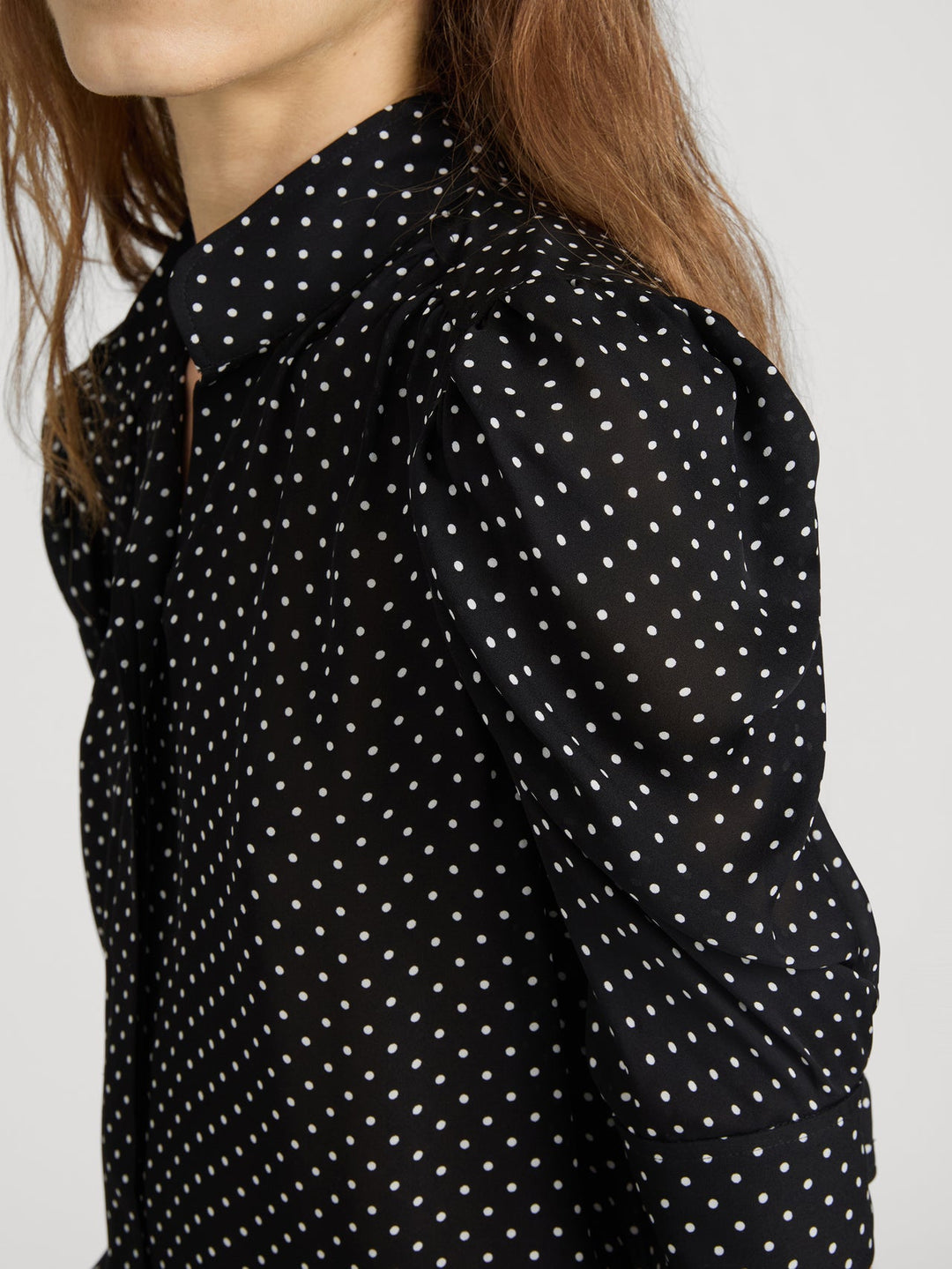 Frame The Gillian Top in Black Multi available at Barbara Katz