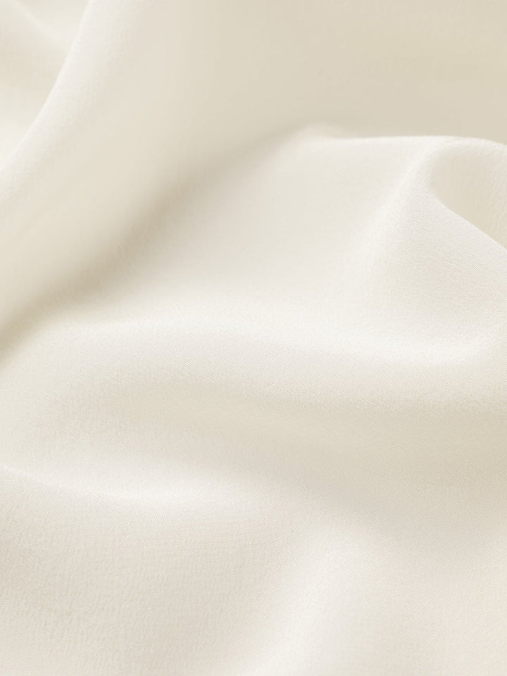 Frame The Contrast Tie Shirt in Cream available at Barbara Katz