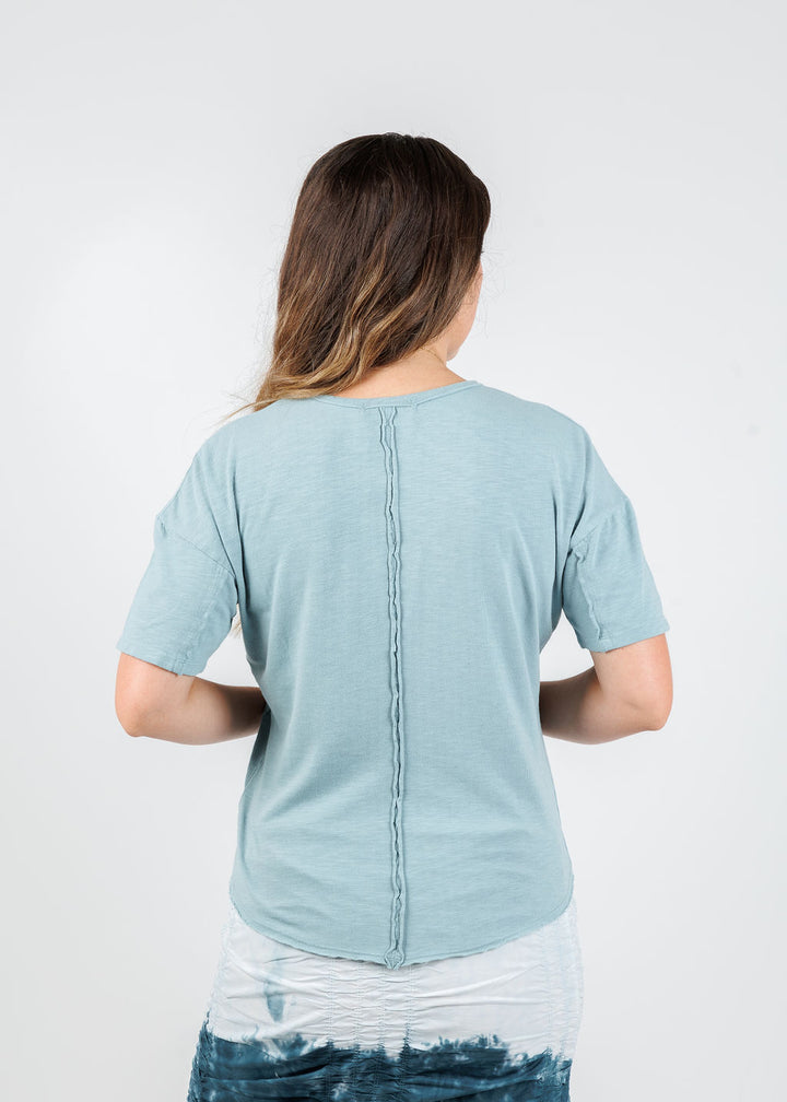 Wearables Duval Tee in Ocean Front available at Barbara Katz