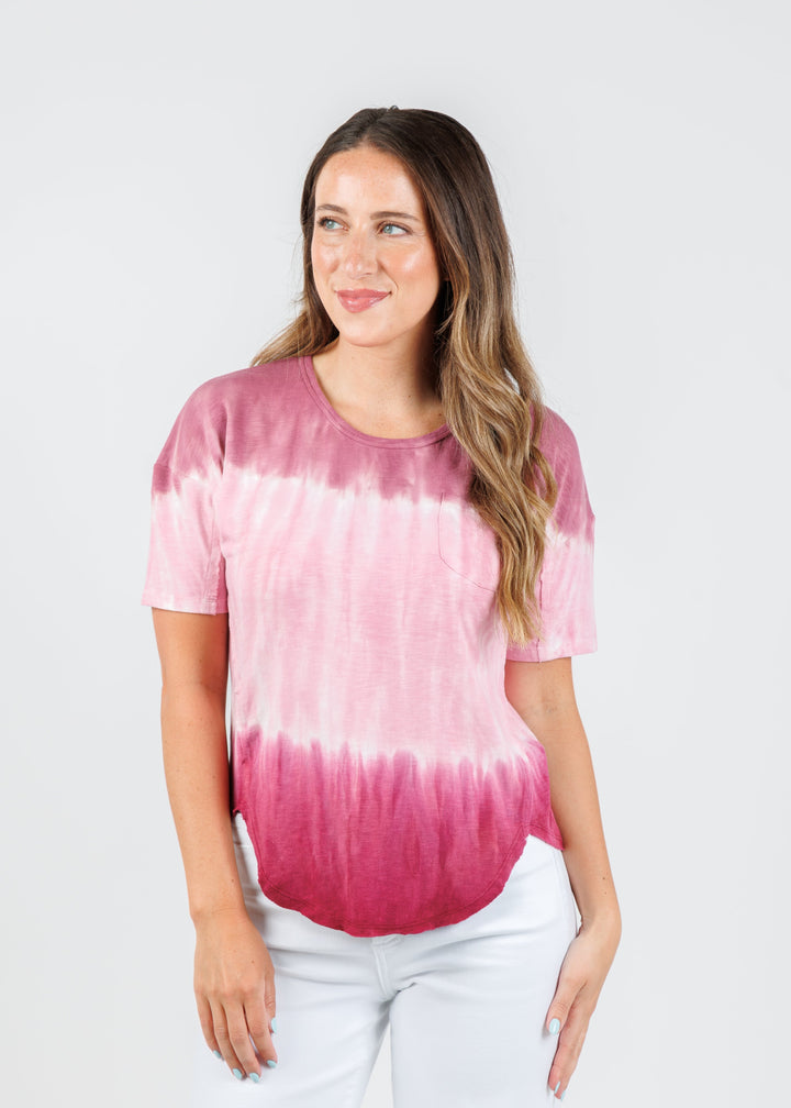 Wearables Duval Tee in Rosy Trio available at Barbara Katz