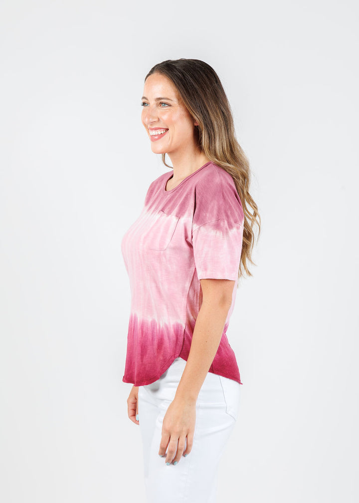 Wearables Duval Tee in Rosy Trio available at Barbara Katz