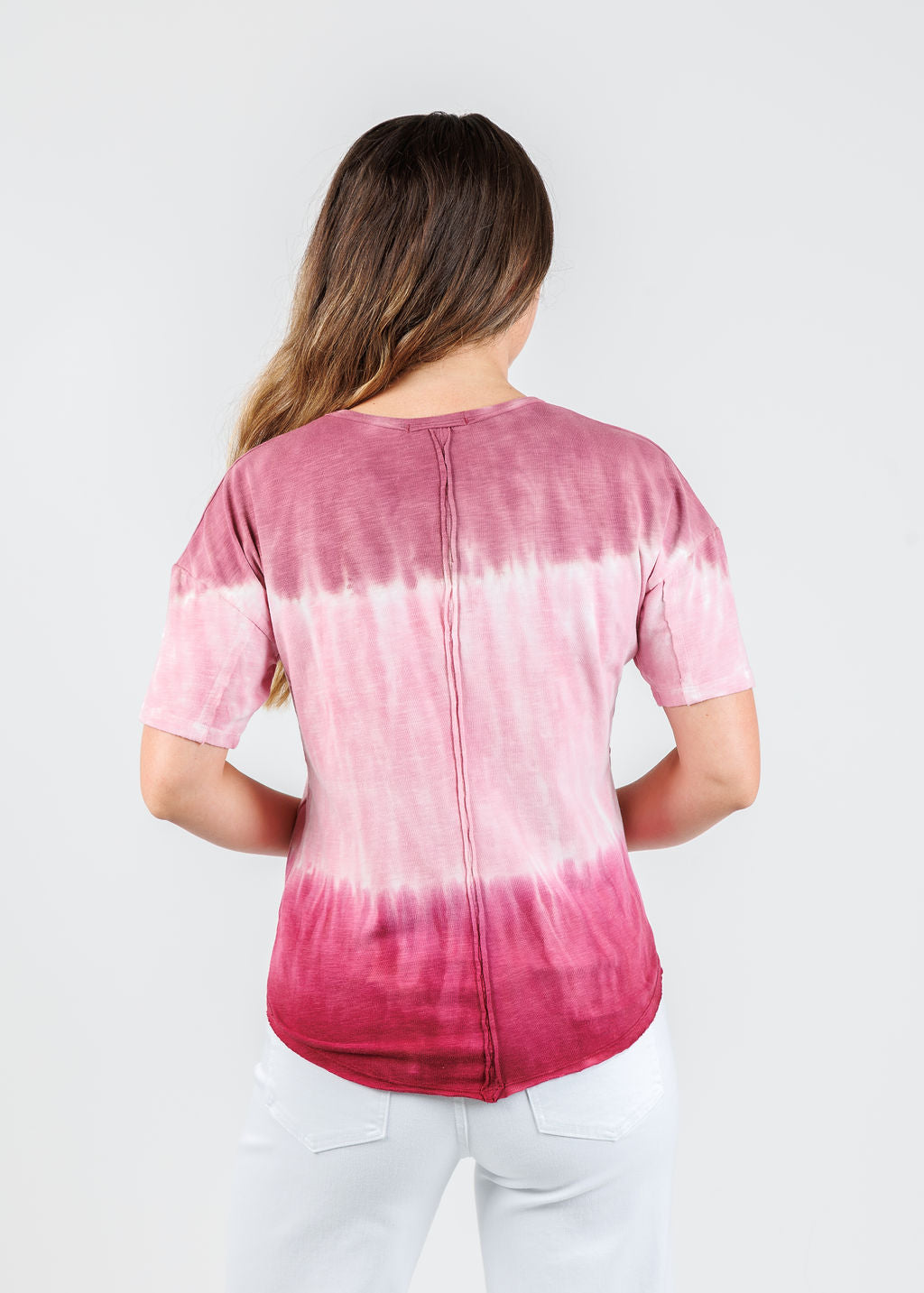 Wearables Duval Tee in Rosy Trio available at Barbara Katz