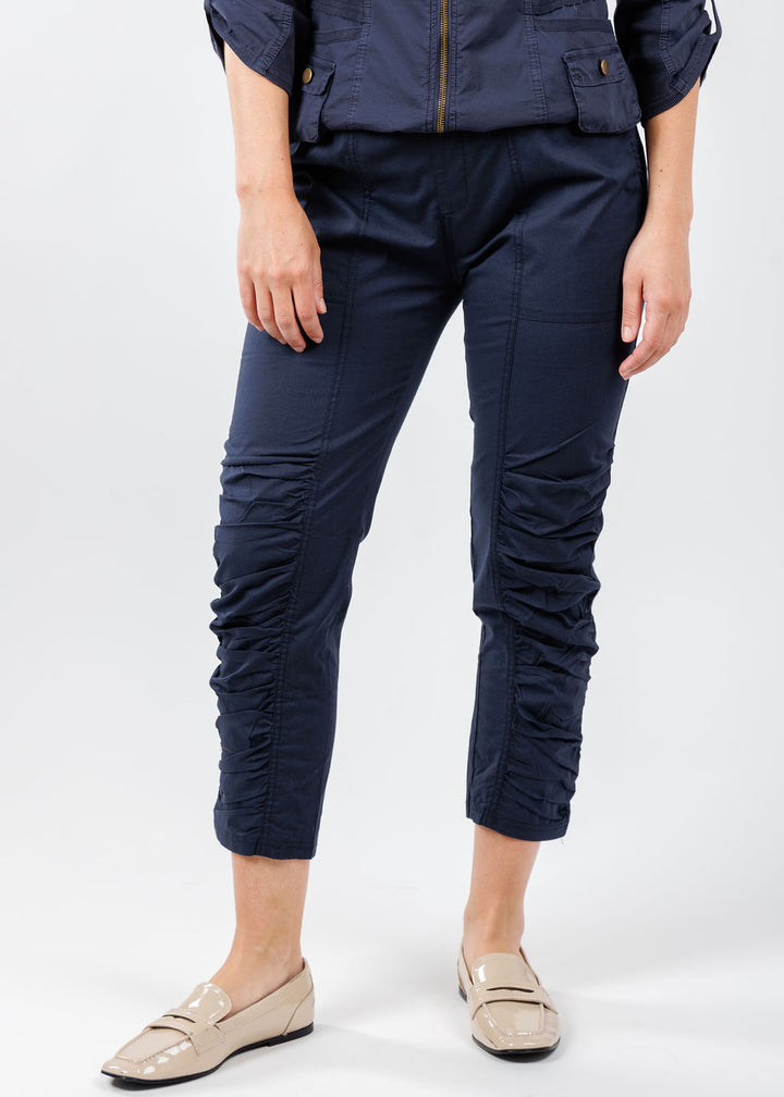 Wearables Geyser Crop Pants in Navy available at Barbara Katz