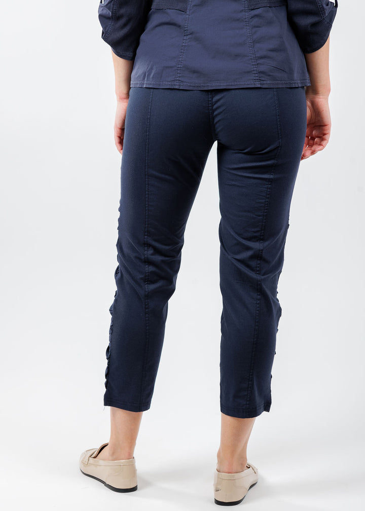 Wearables Geyser Crop Pants in Navy available at Barbara Katz