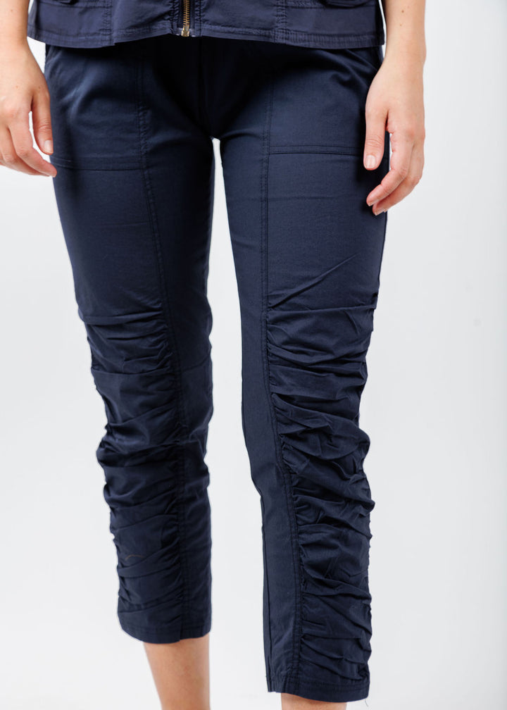 Wearables Geyser Crop Pants in Navy available at Barbara Katz