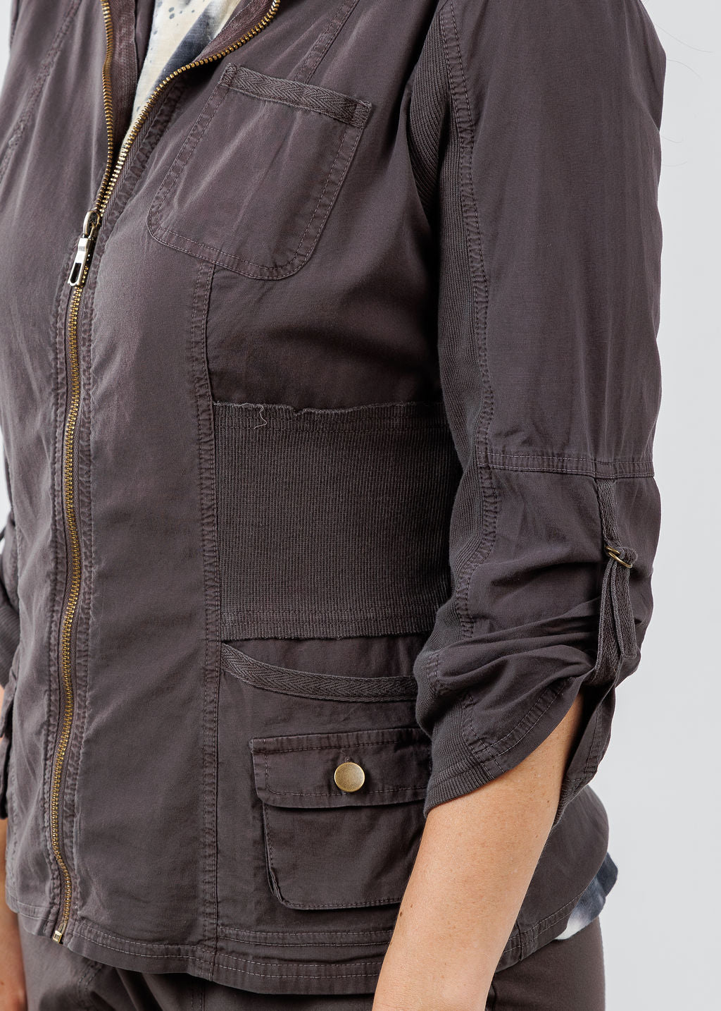 Wearables Wexel Jacket in Charcoal available at Barbara Katz