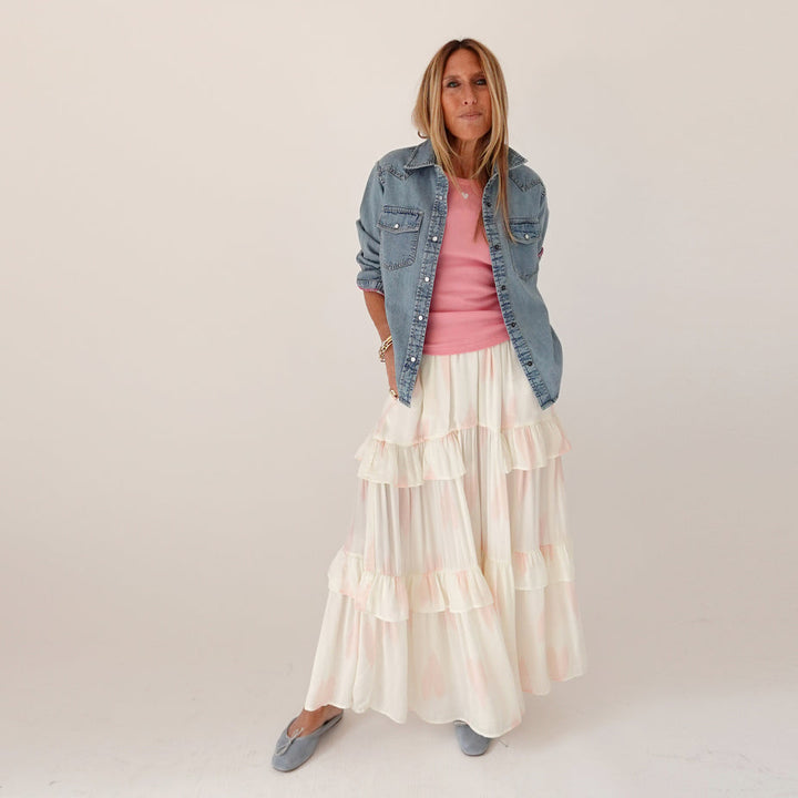 Kerri Rosenthal KR Tank Top in Pink available at Barbara Katz