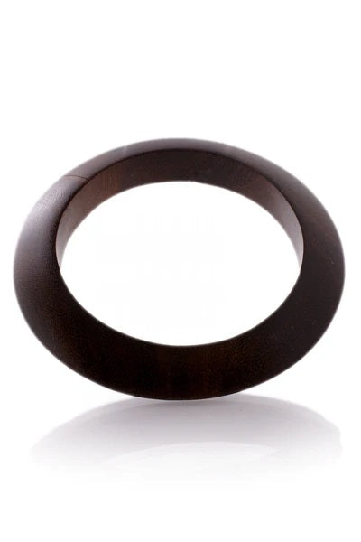 Wide Wood Bangle