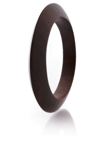 Wide Wood Bangle