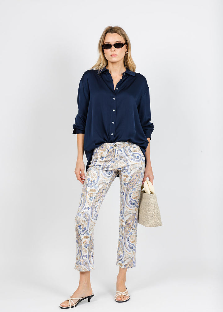 Wonderjeans Ankle Jean 27" in Boho Paisley available at Barbara Katz