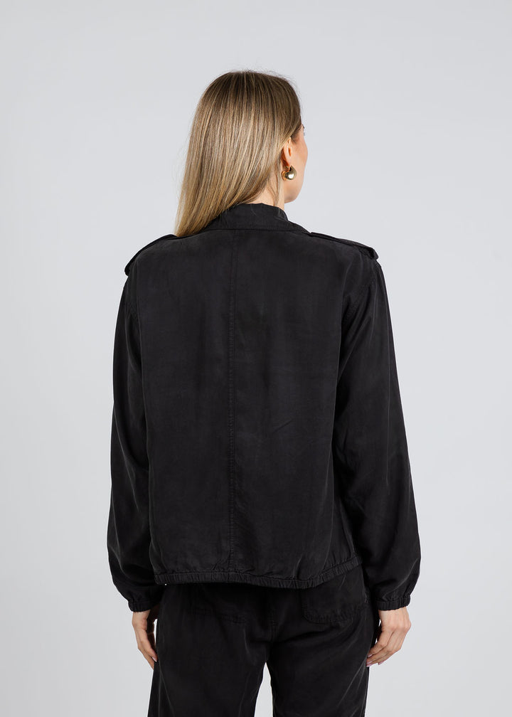XCVI Miro Jacket in Black available at Barbara Katz
