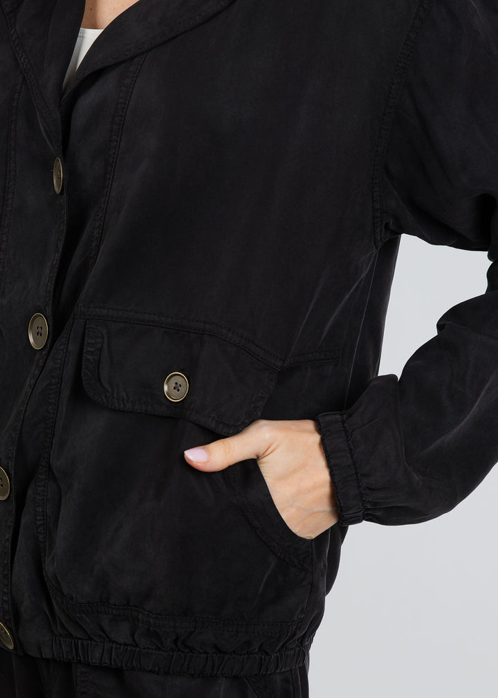 XCVI Miro Jacket in Black available at Barbara Katz