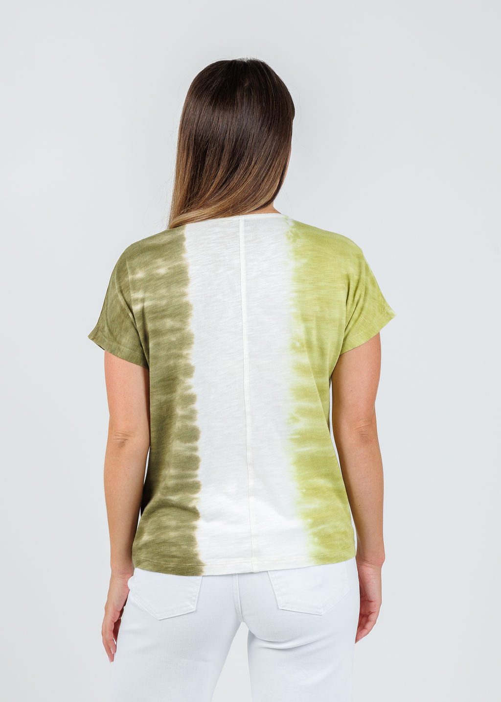 XCVI Ulysses V Neck Top in Aeriel Wash Vineyard available at Barbara Katz