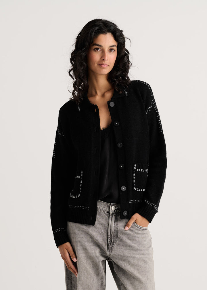 Zaket &amp; Plover Tailored Jacket in Black available at Barbara Katz