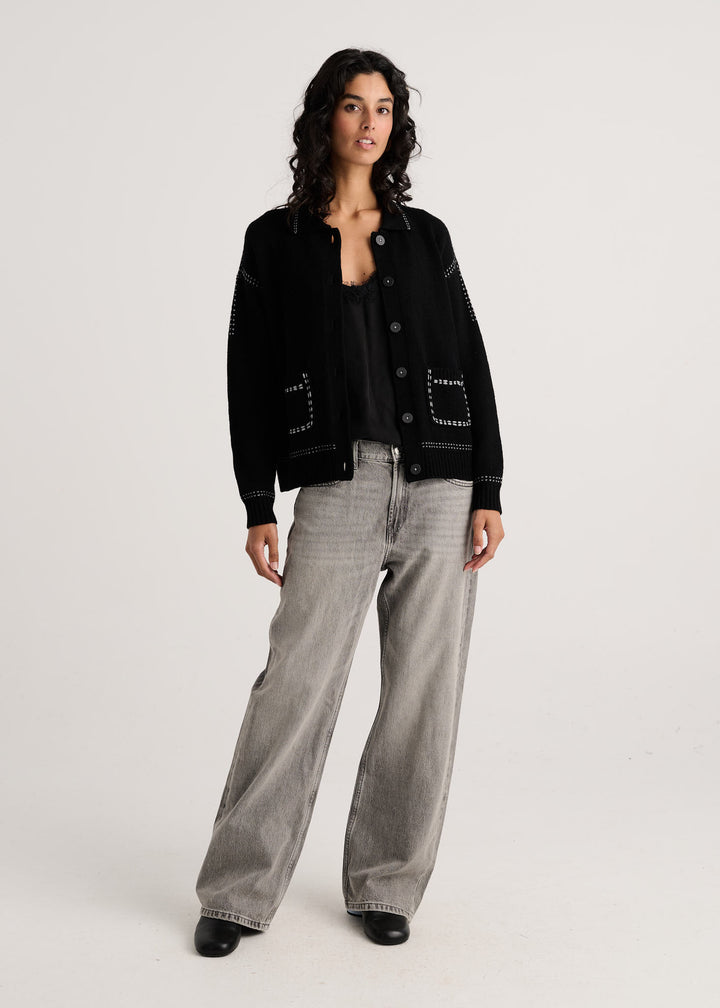Zaket &amp; Plover Tailored Jacket in Black available at Barbara Katz