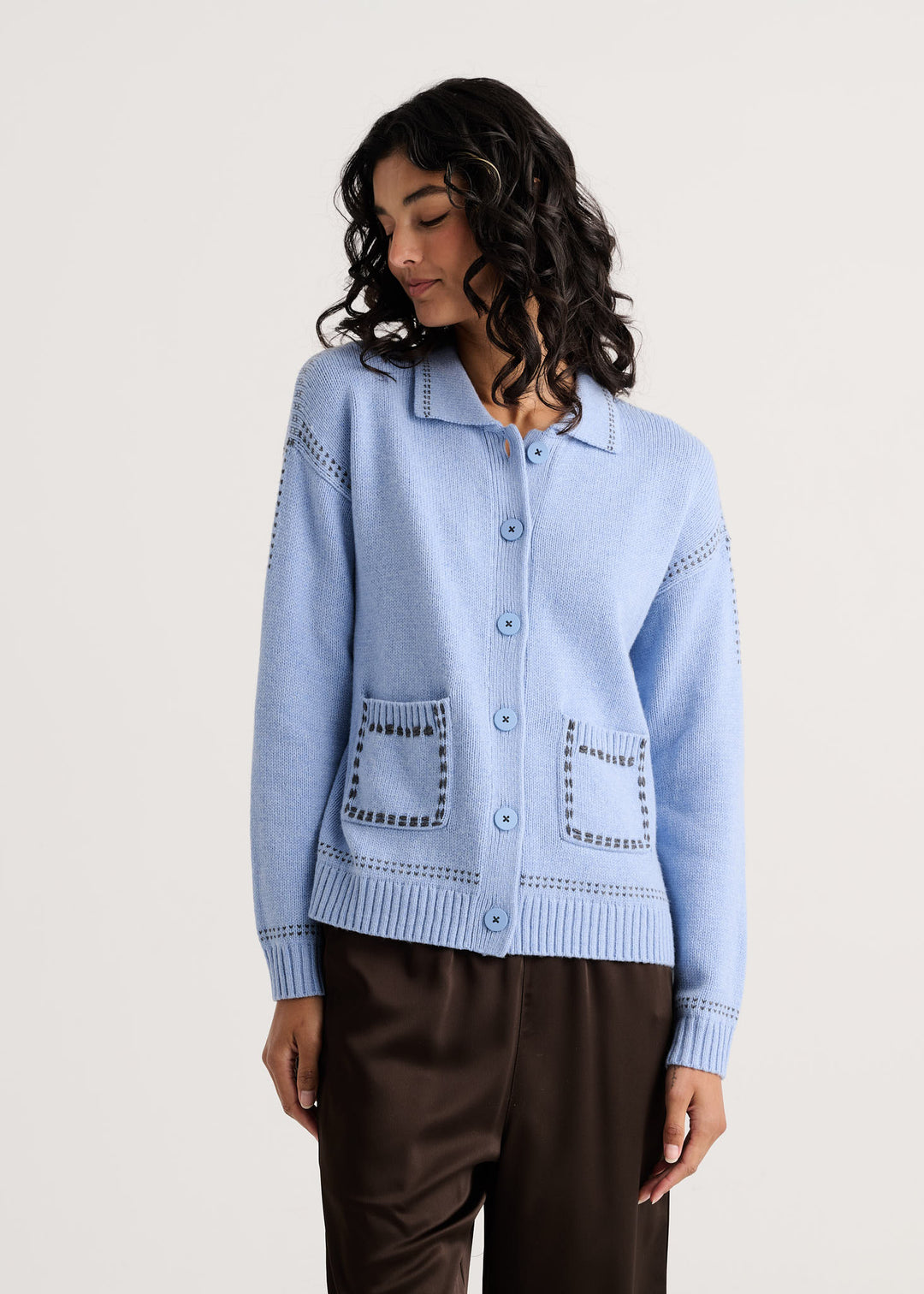 Zaket &amp; Plover Tailored Jacket in Mist available at Barbara Katz