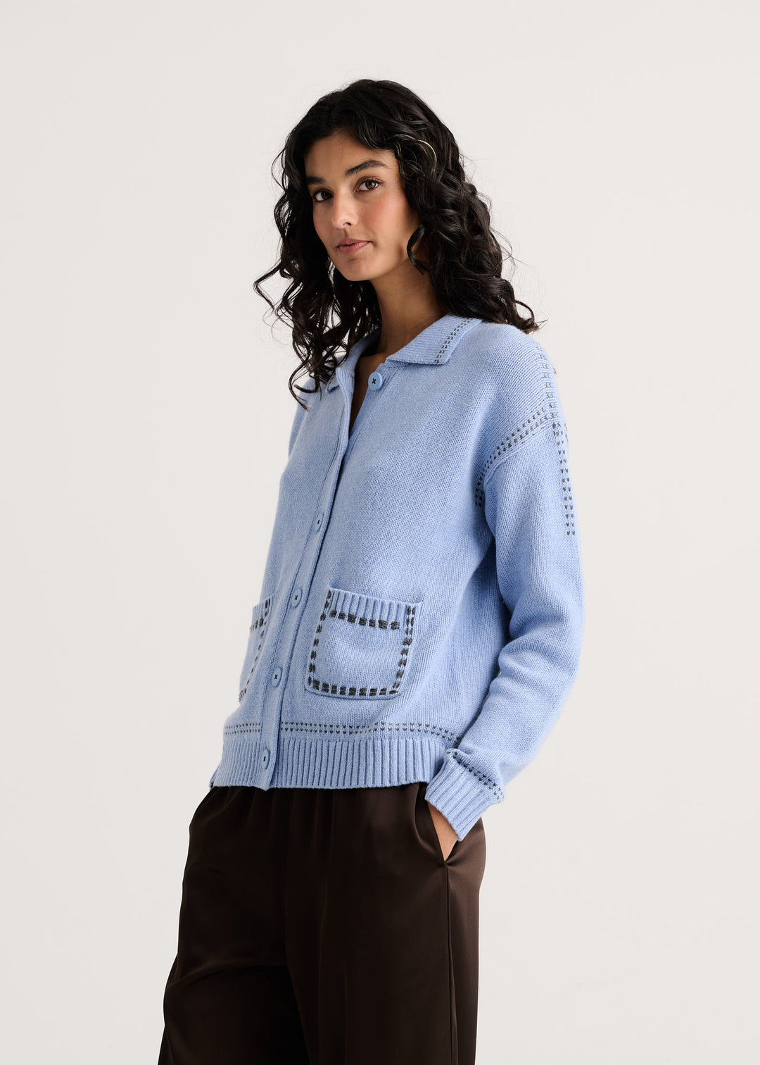 Zaket &amp; Plover Tailored Jacket in Mist available at Barbara Katz