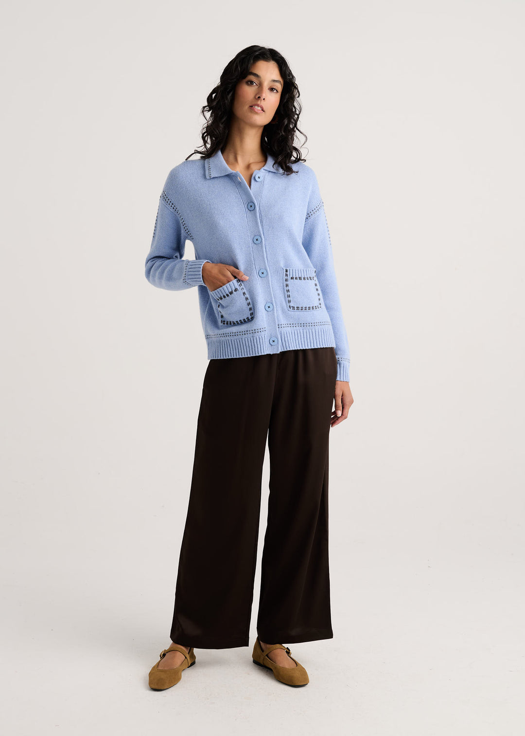 Zaket &amp; Plover Tailored Jacket in Mist available at Barbara Katz