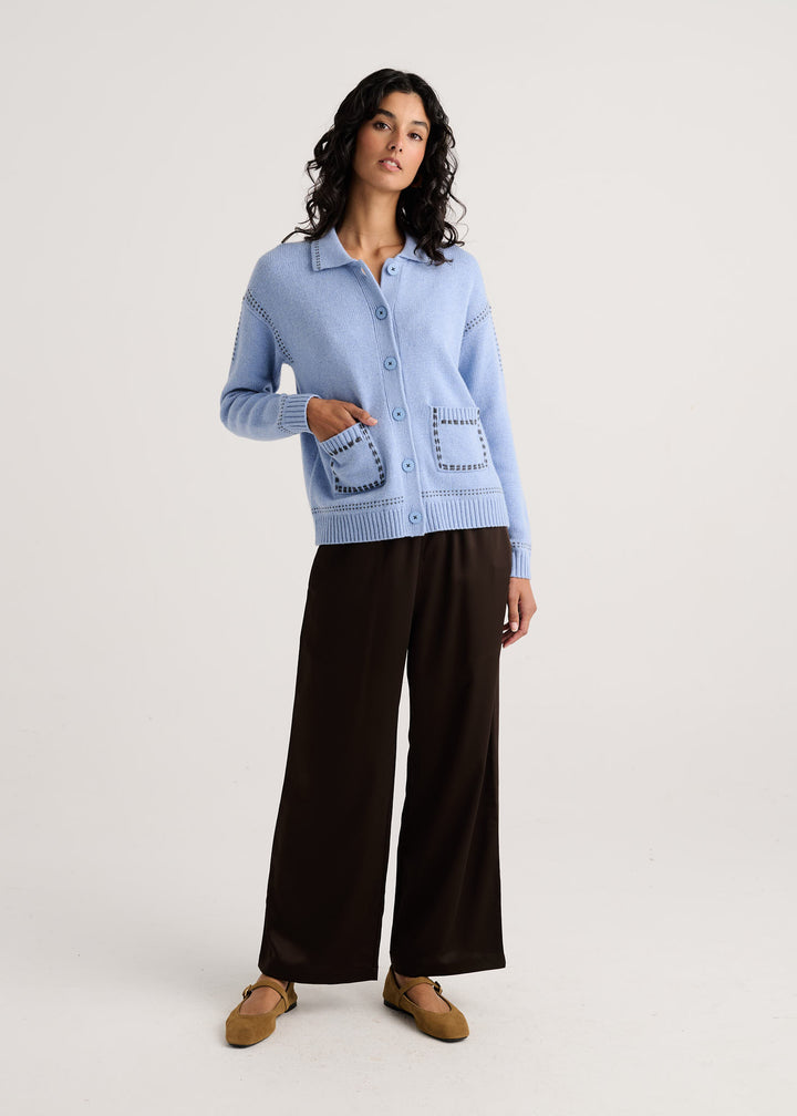 Zaket &amp; Plover Tailored Jacket in Mist available at Barbara Katz