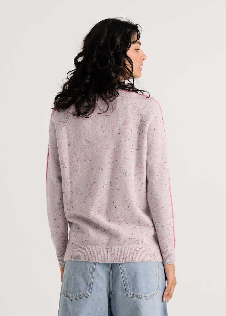 Zaket &amp; Plover Fleck Sweater in Peacock available at Barbara Katz