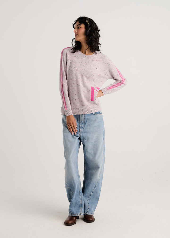 Zaket &amp; Plover Fleck Sweater in Peacock available at Barbara Katz