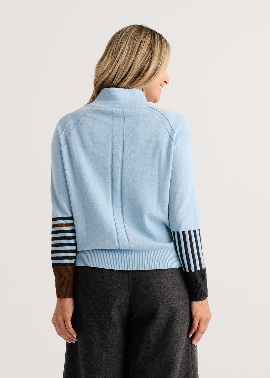 Zaket &amp; Plover Drawcord Sweater in Arctic available at Barbara Katz